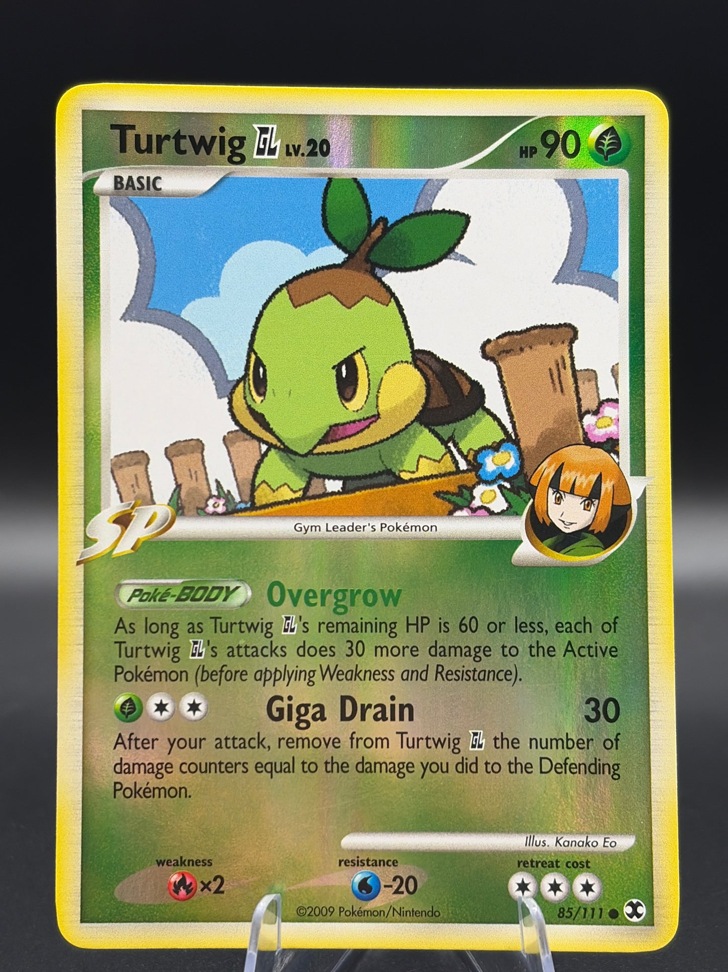 Pokémon TCG: 2009 Turtwig GL - Rising Rivals (RR) Reverse Holo