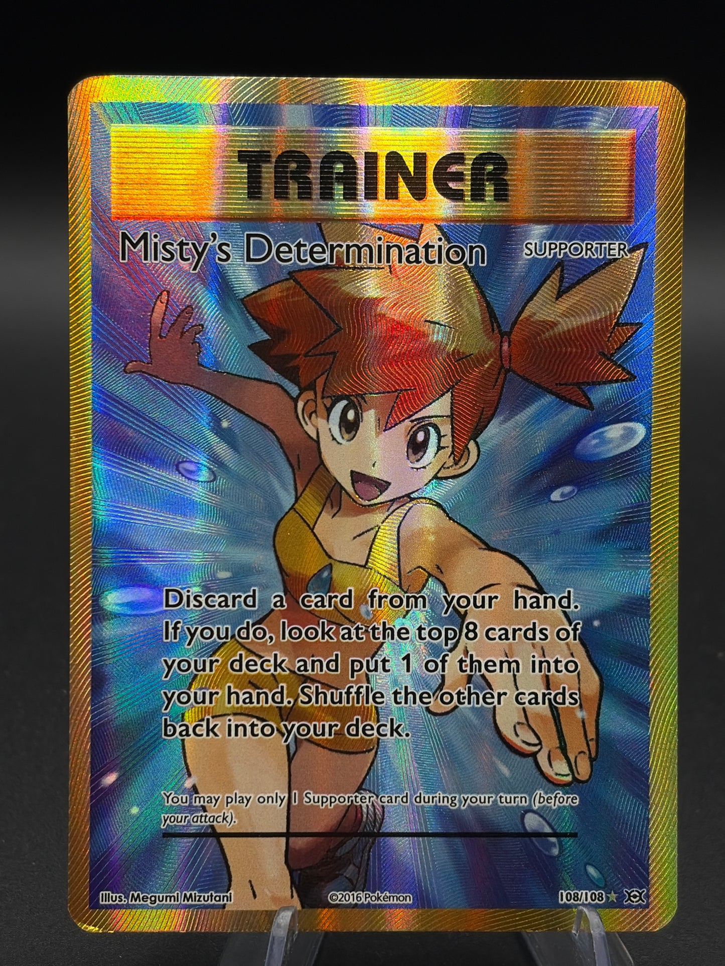 Pokémon TCG: 2016 Misty's Determination (Full Art) - XY - Evolutions (EVO)