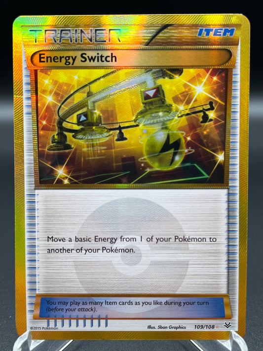 Pokémon TCG: 2015 Energy Switch 109/108 XY Roaring Skies Gold