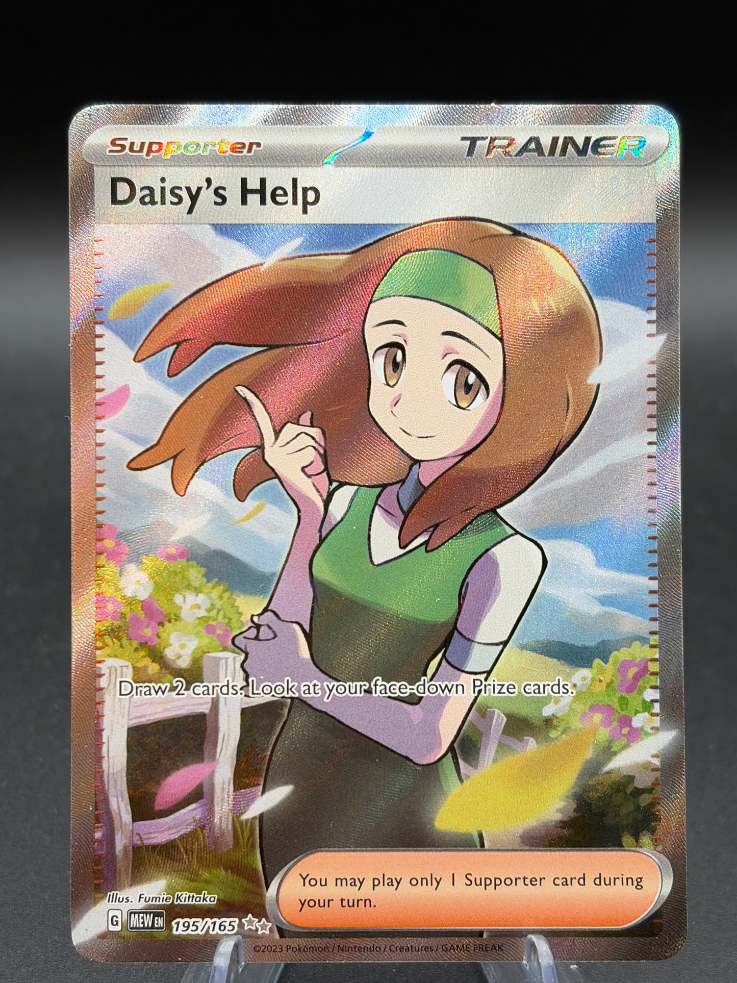 Pokémon TCG: 2023 Daisy's Help - 195/165 - SV: Scarlet & Violet 151 (MEW)