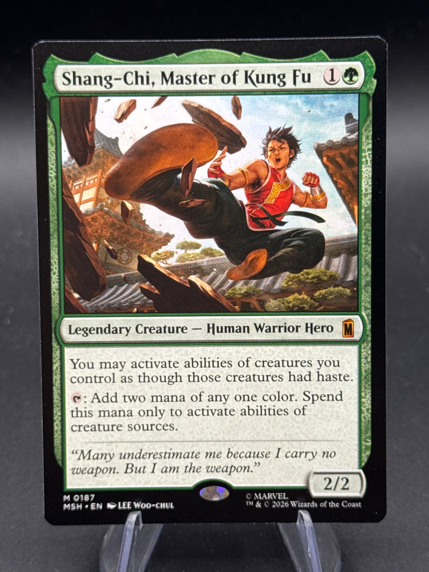 MTG TCG: Shang-Chi, Master of Kung e Fu M 0187 - Marvel Super Heroes (MSH)
