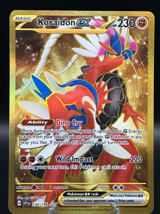 Pokemon TCG 2023 Koraidon EX 254/198 Scarlet & Violet