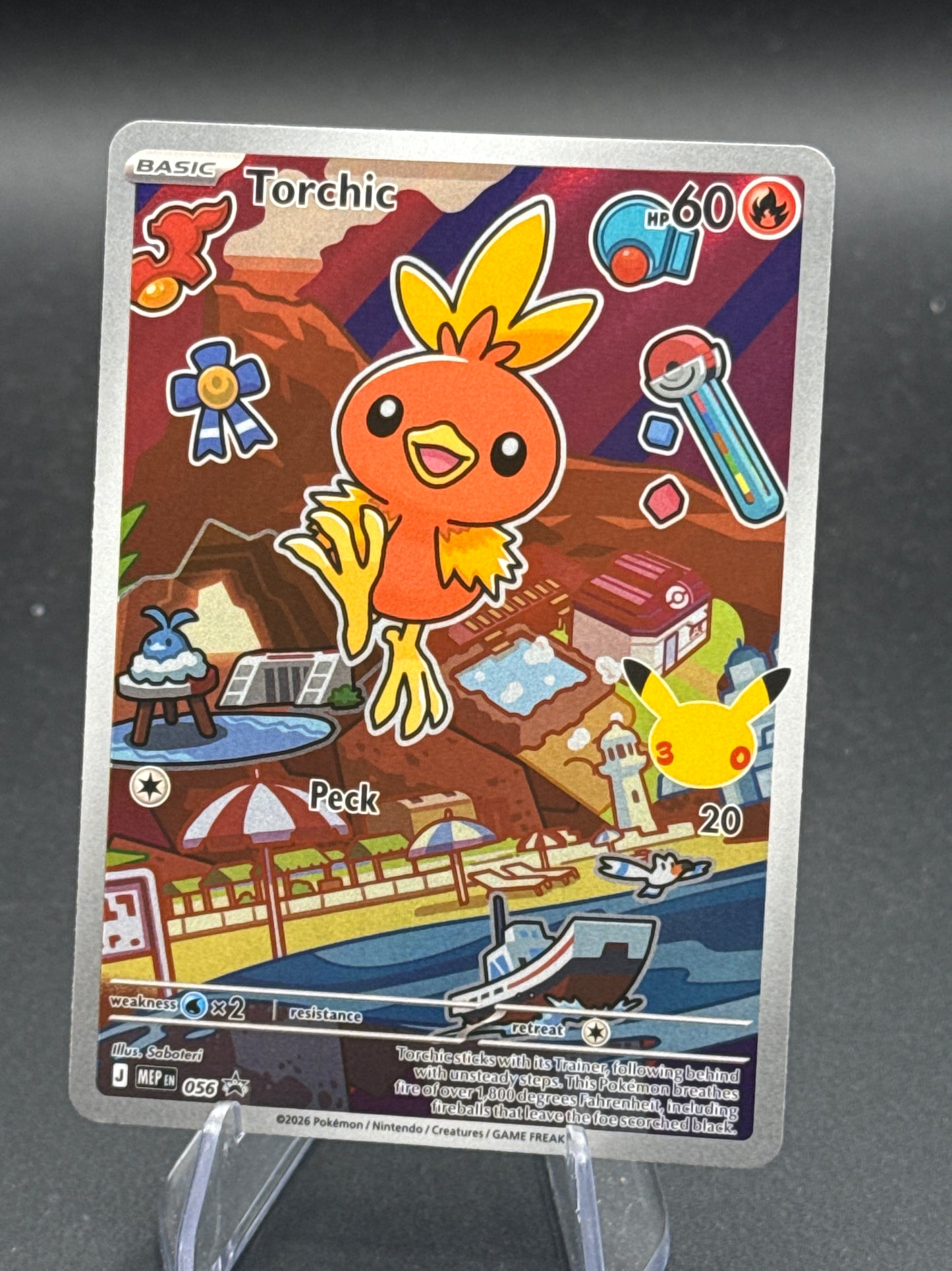 Pokémon TCG: 2026 Torchic 056 - Mega Evolution Promos - First Partner Collection 2026