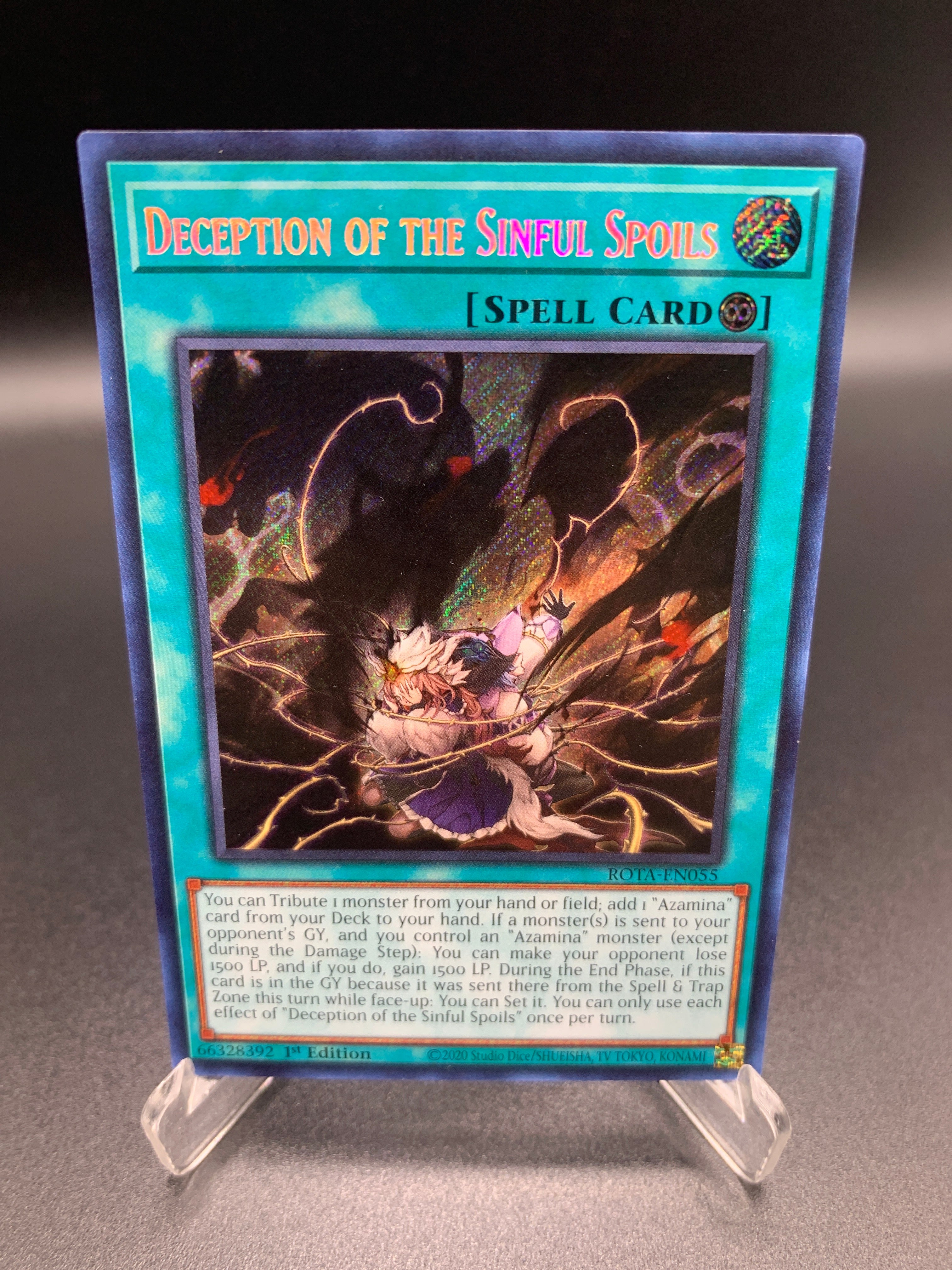 Yu-Gi-Oh! TCG Deception of the Sinful Spoils 1st Edition