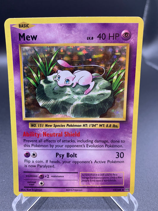 Pokémon TCG: 2016 Mew 53/108 XY: Evolutions