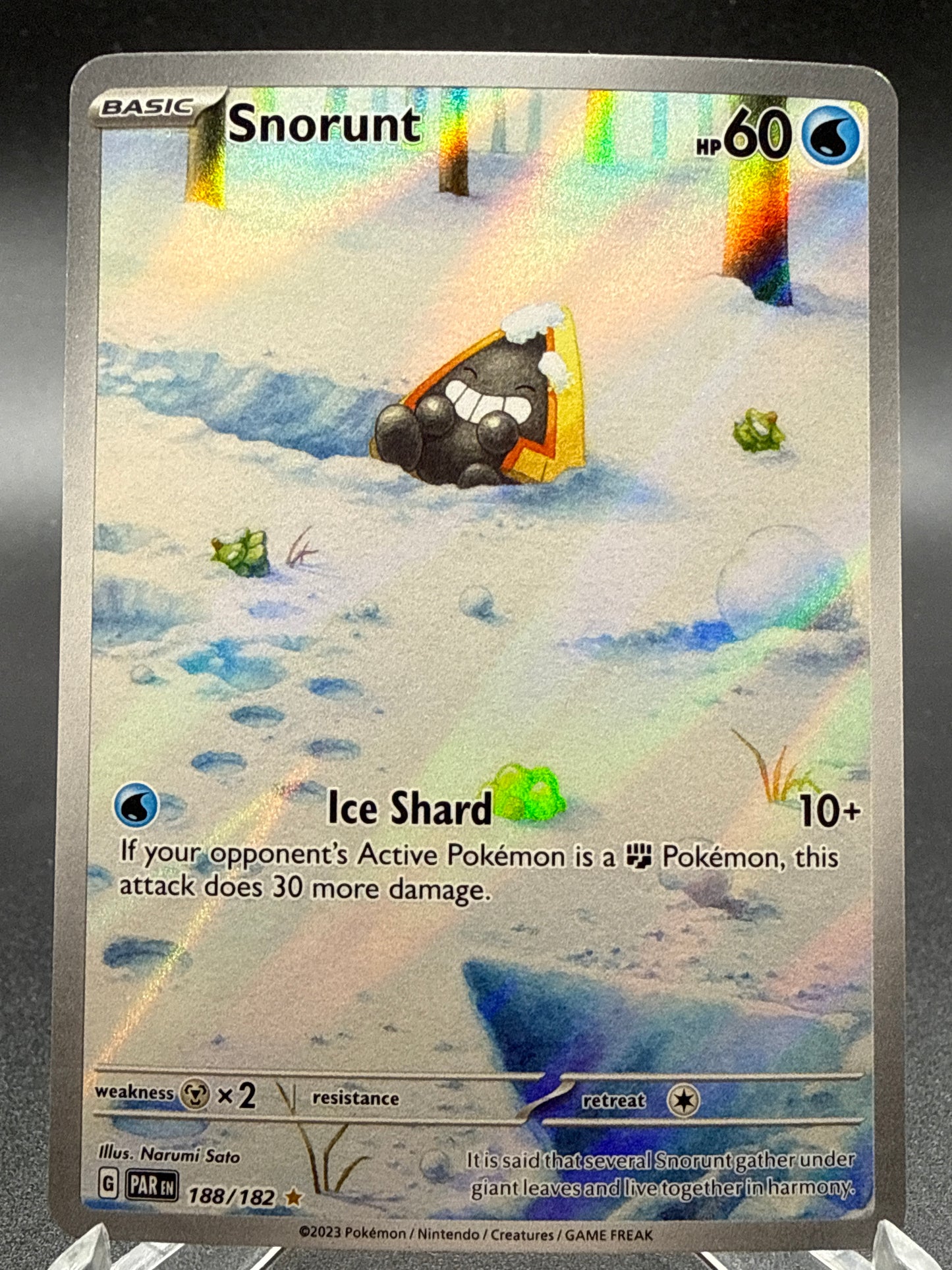 Pokémon TCG: 2023 Snorunt - 188/182 - SV: Paradox Rift
