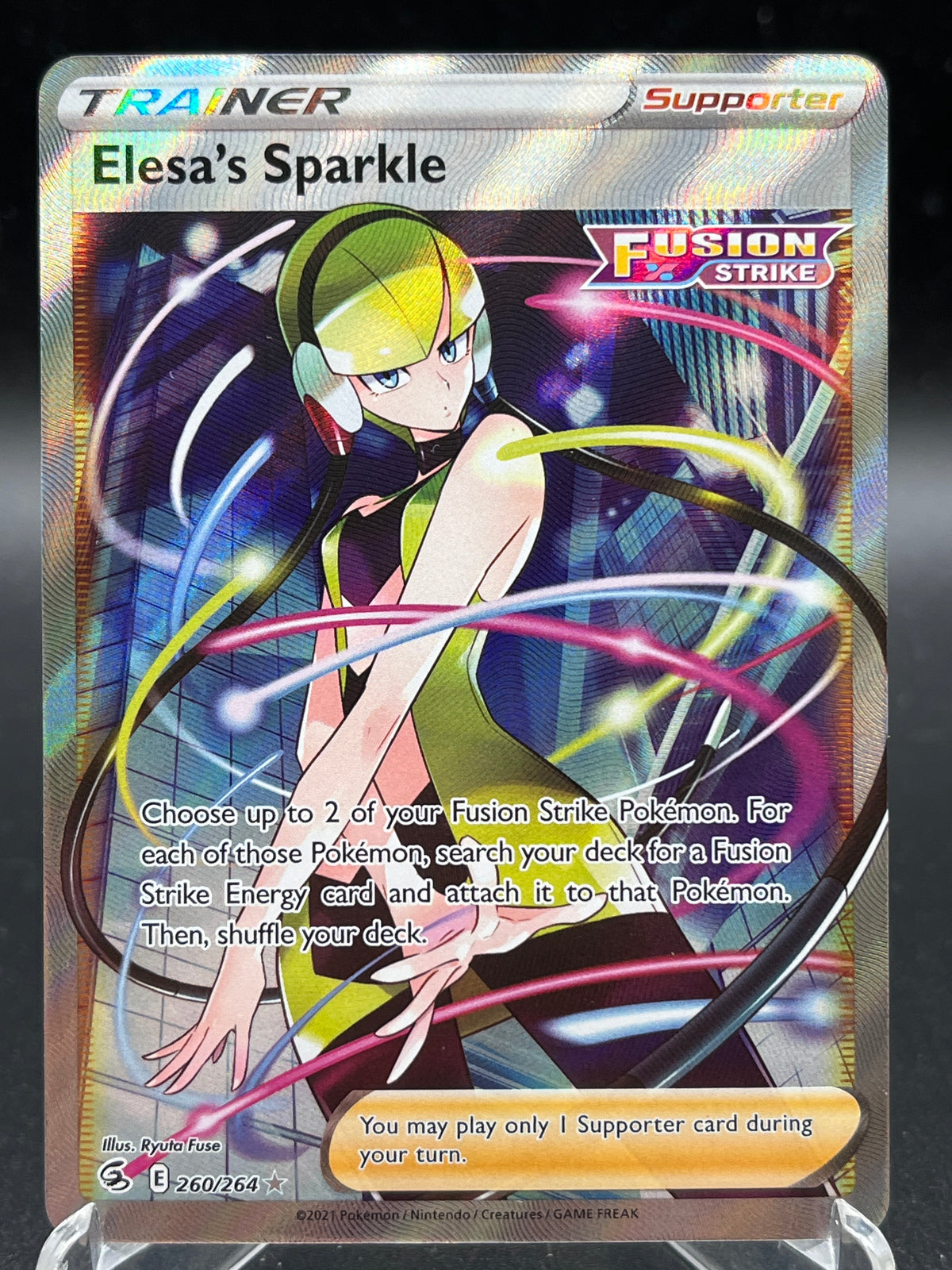Pokémon TCG: 2021 Elesa's Sparkle 260/264 Fusion Strike