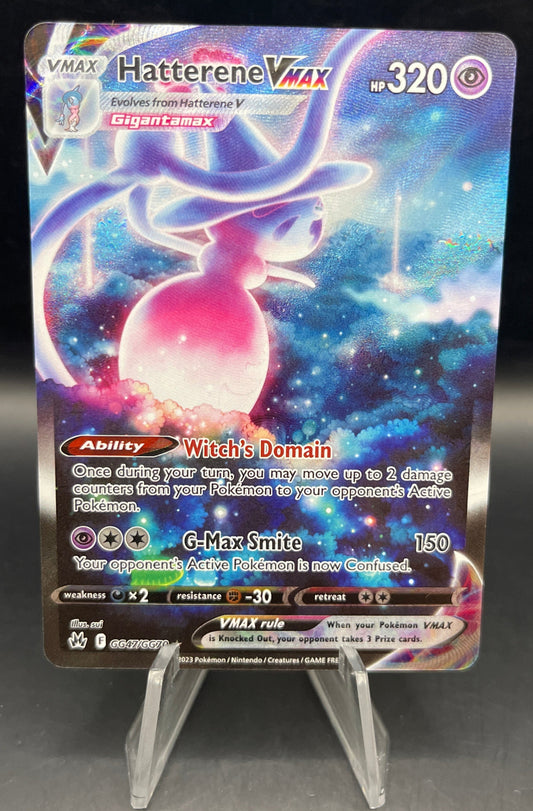 Pokémon TCG: 2023 Hatterene VMAX GG47/GG70 Crown Zenith Galarian Gallery