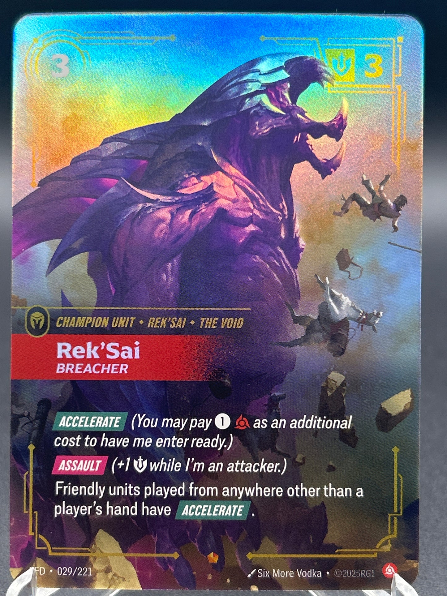 Riftbound TCG: 2026 Rek'Sai - Breacher - 029/221 - SFD: Spiritforged ...