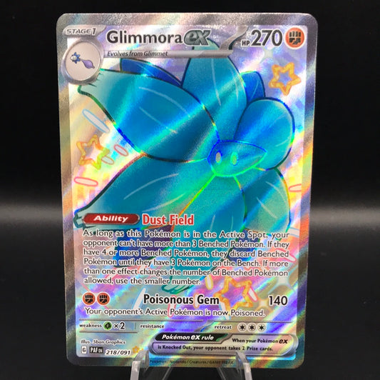 Pokémon TCG: 2024 Glimmora ex - 218/091 - S&V Paldean Fates Shiny Full Art