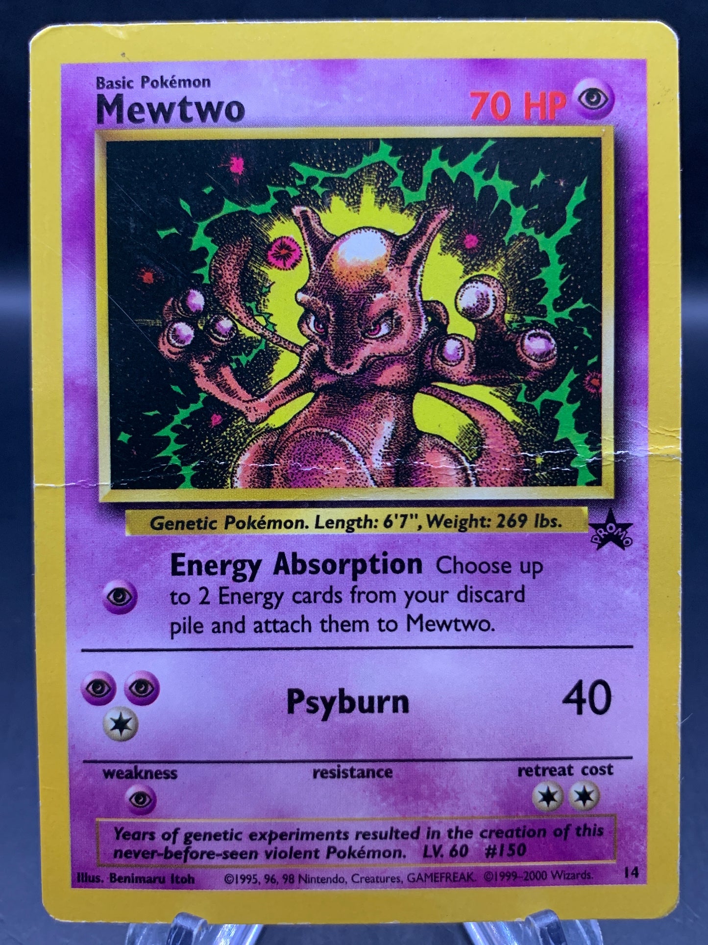 Pokémon TCG: 2000 Mewtwo - #14 - WoTC Promo (Damage)