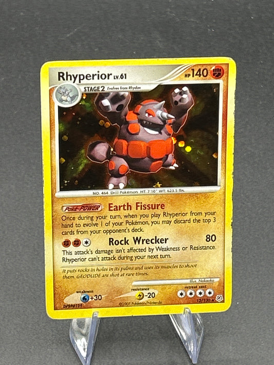 Pokémon TCG: 2007 Rhyperior 12/130 DP: Diamond and Pearl MP