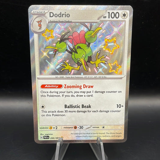 Pokémon TCG: 2024 Dodrio 200/091 S&V Paldean Fates Baby Shiny
