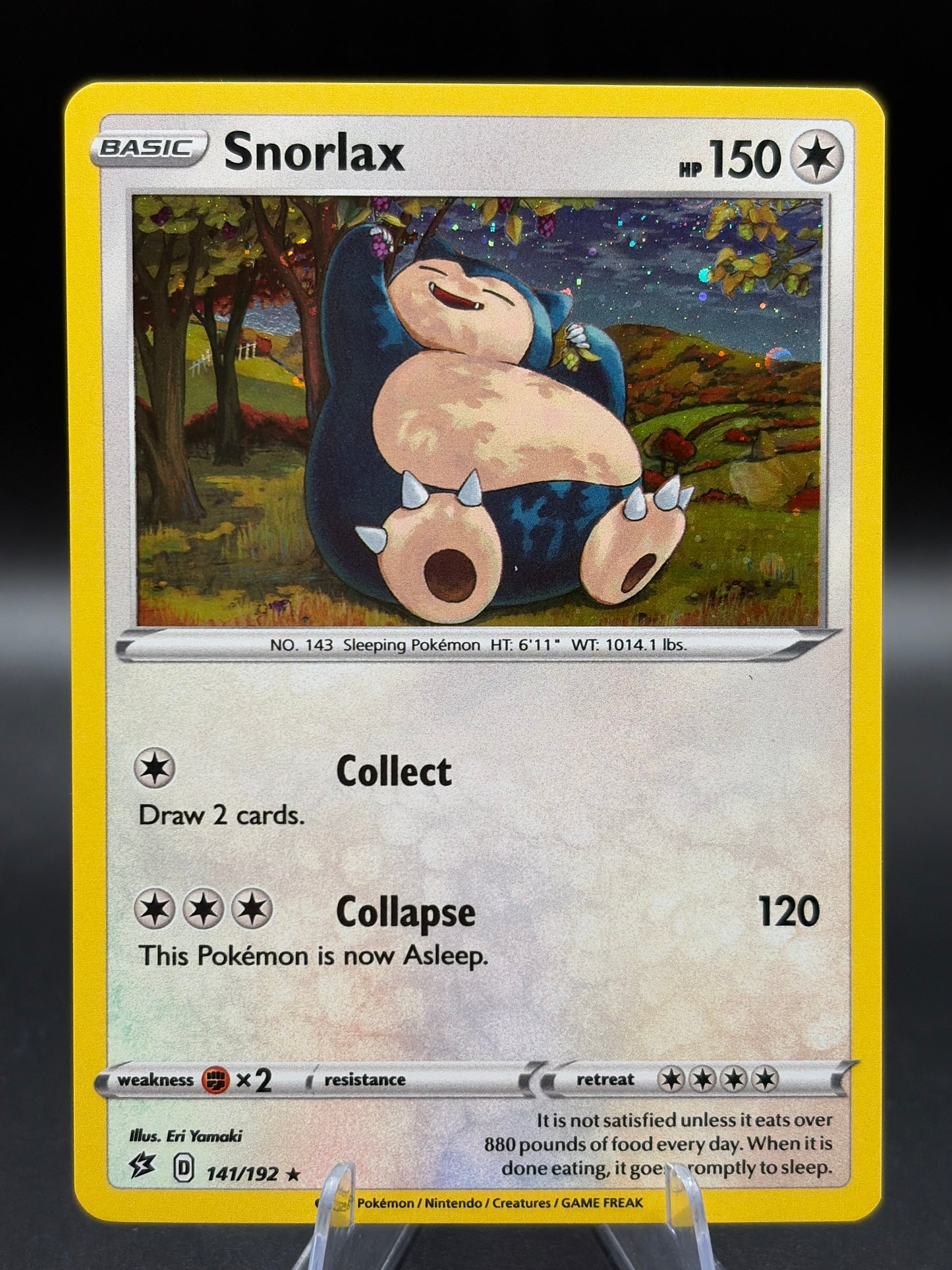 Pokémon TCG: 2020 Snorlax - 141/192 (Cosmos Holo) - Miscellaneous Cards & Products (MCAP)
