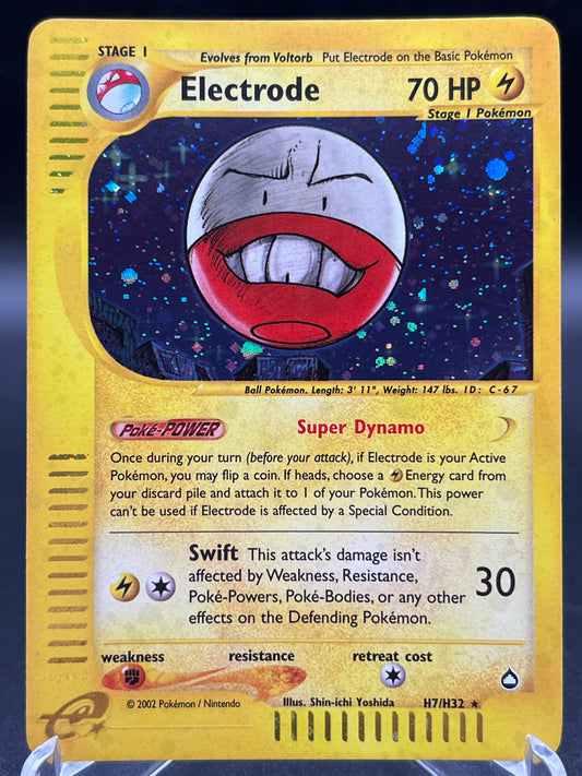 Pokémon TCG: 2002 Electrode H7/H32 Aquapolis