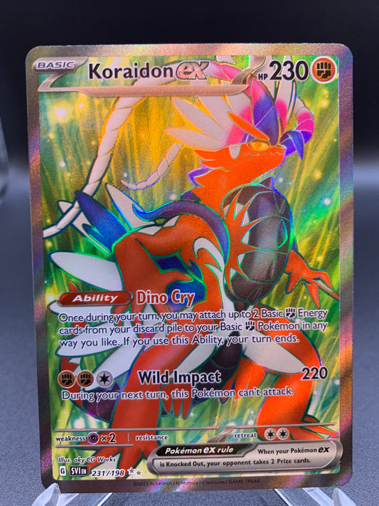 Pokémon TCG: 2023 Koraidon ex - 231/198 - SV01  Scarlet & Violet Base Set