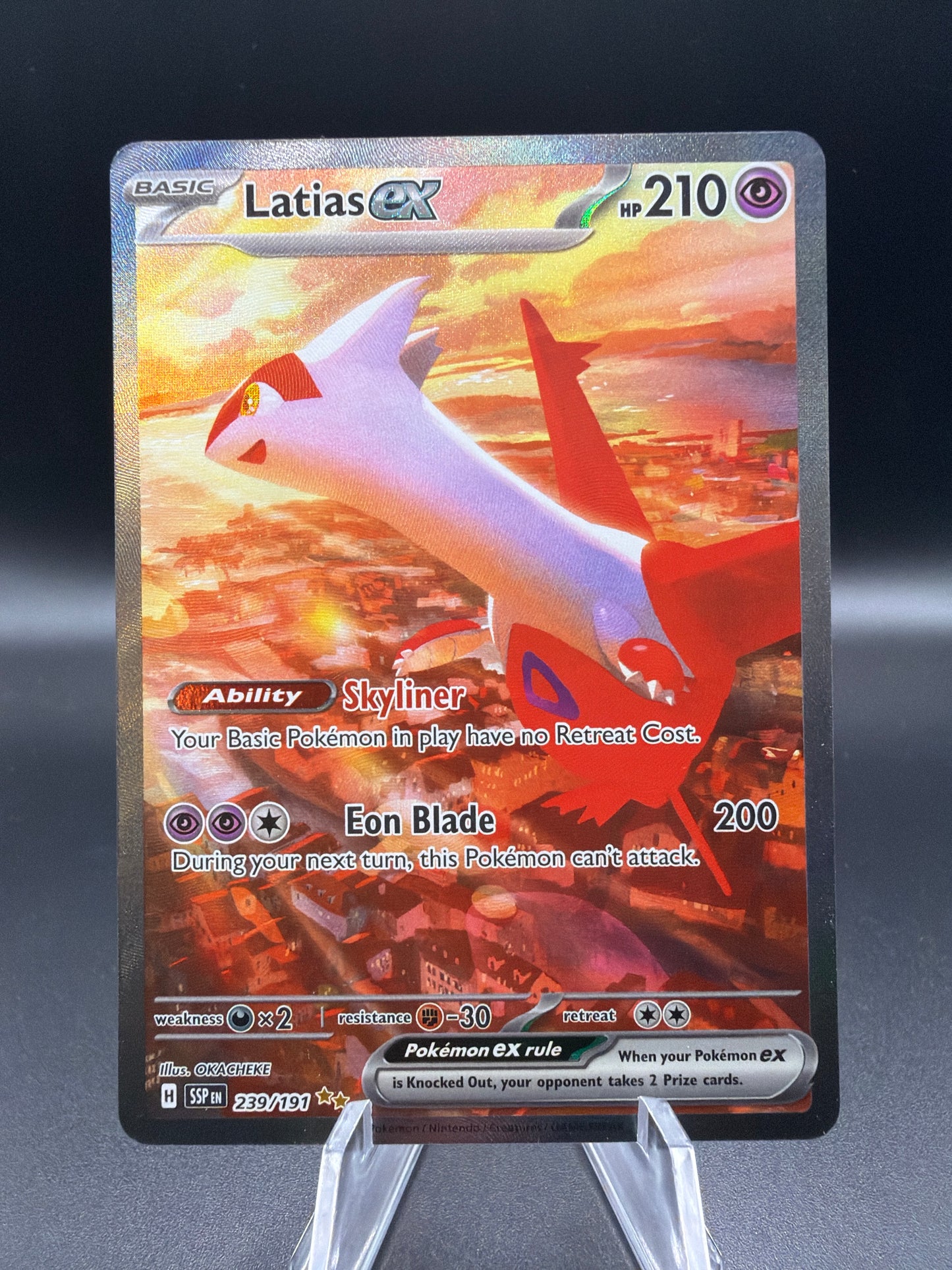 Pokémon TCG 2024 Latias ex 239/191 S&V: Surging Sparks