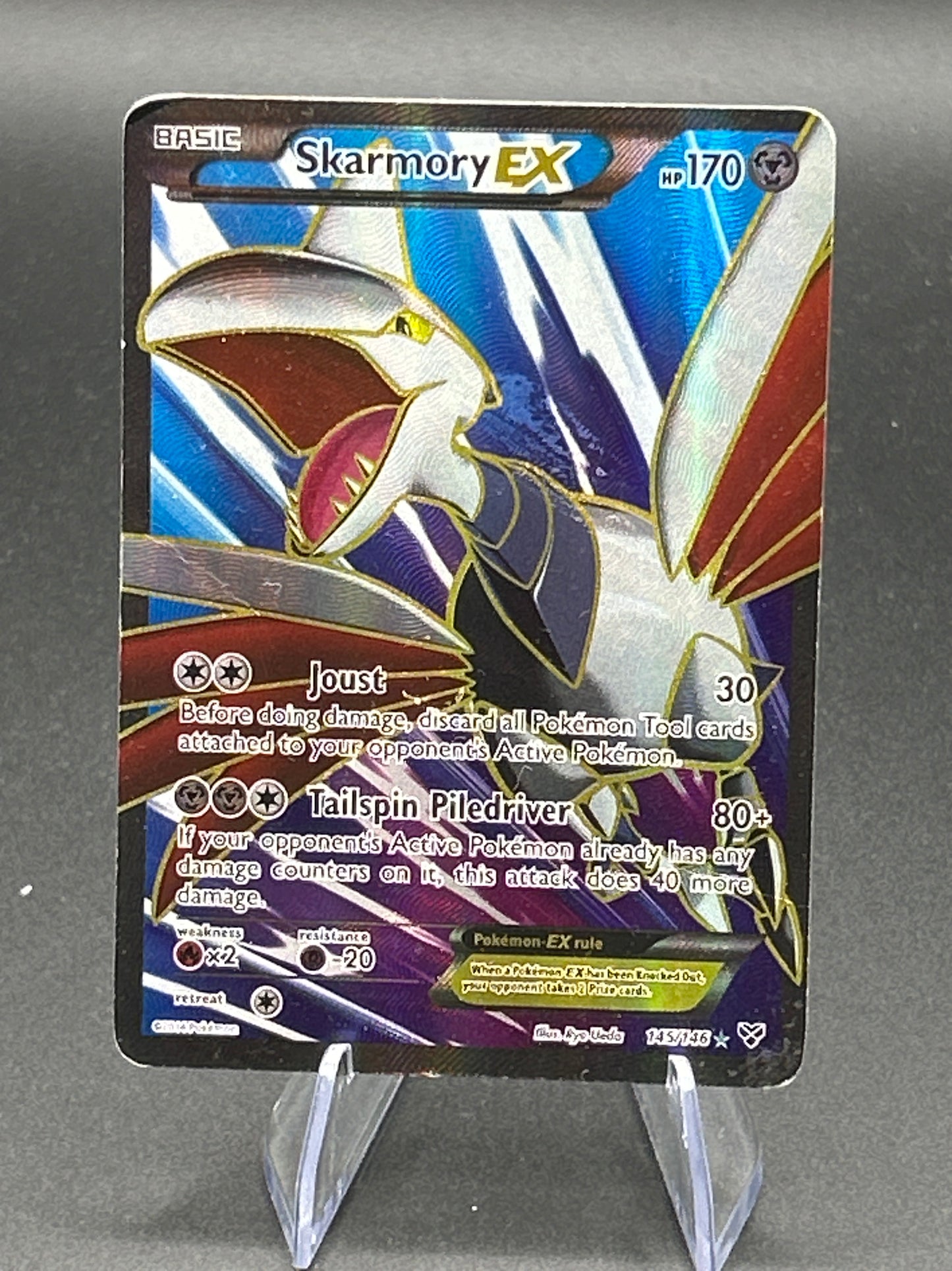 Pokémon TCG: 2014 Skarmory EX - 145/146 - XY: XY Base Set (Copy)