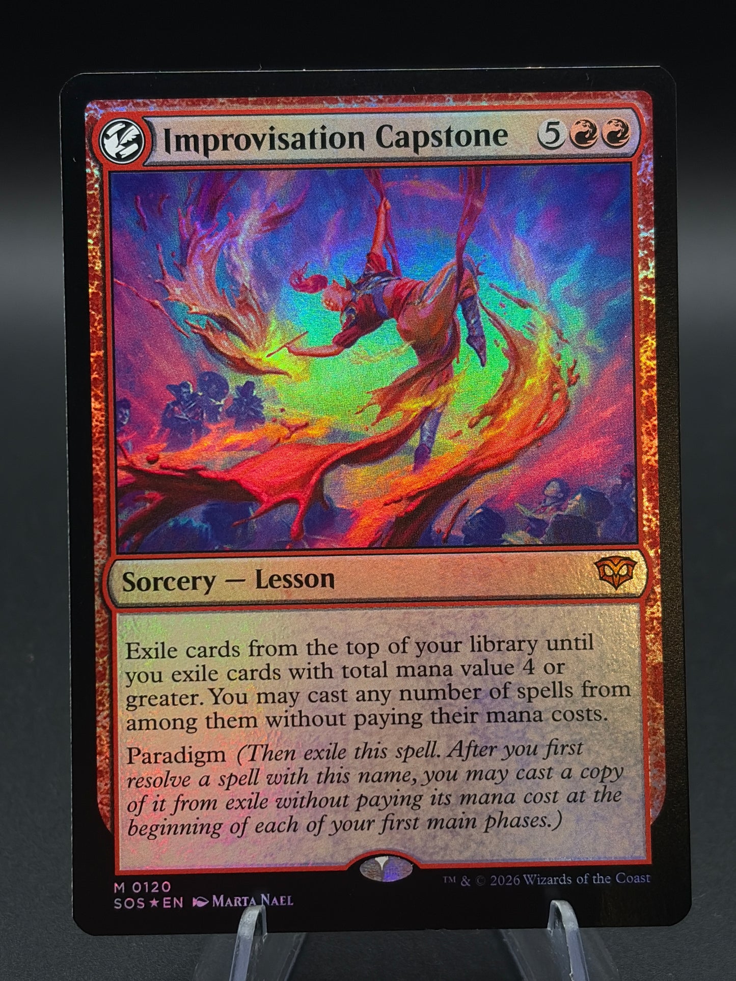 MTG TCG: Improvisation Capstone M0120  - Secrets of Strixhaven (SOS) Foil