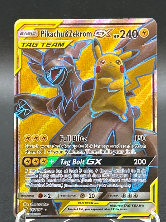 Pokémon TCG: 2019 Pikachu & Zekrom GX 162/181 SM: Team Up