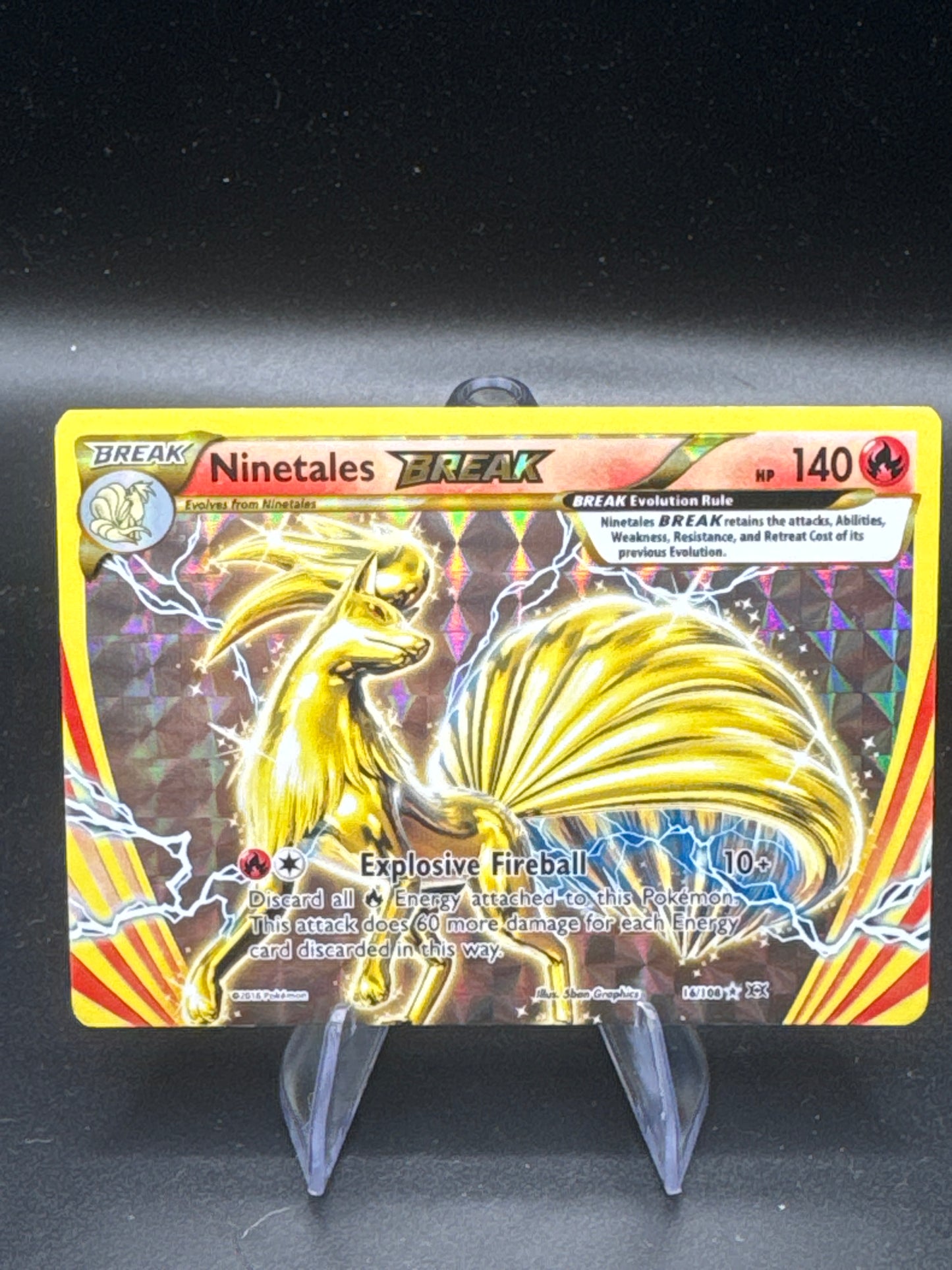 Pokémon TCG: 2016 Ninetales BREAK 16/108 XY: Evolutions