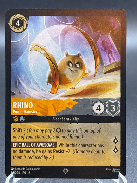 Lorcana TCG: Rhino Power Hamster 30/204 Reign of Jafar