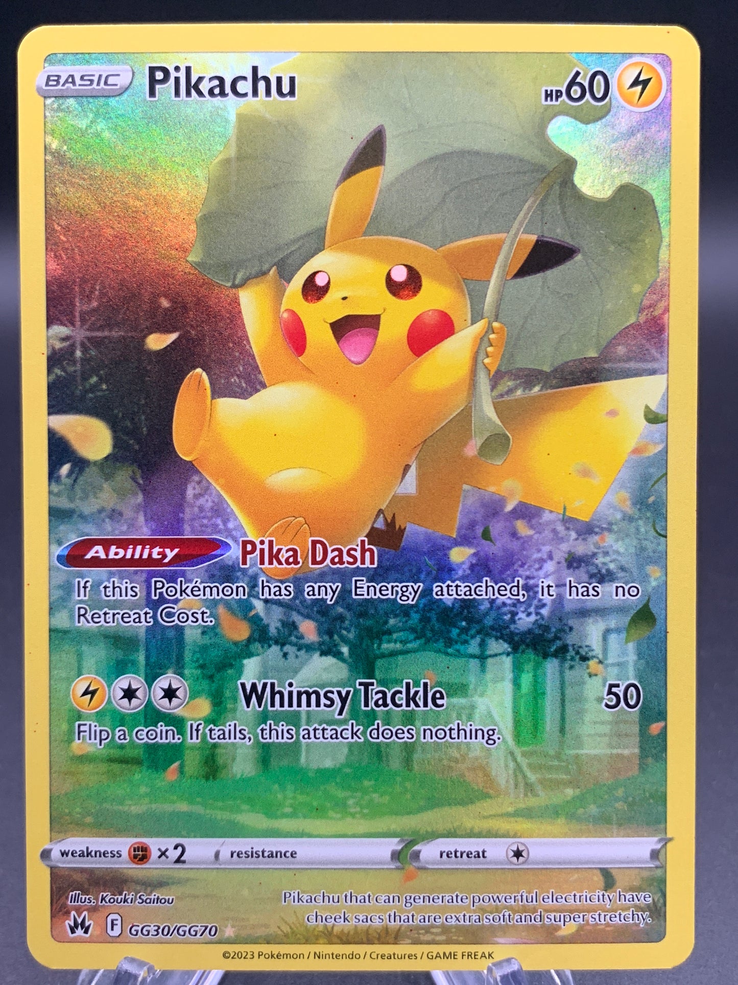 Pokémon TCG: 2023 Pikachu - GG30/GG70 - SWSH: Crown Zenith Galarian Gallery