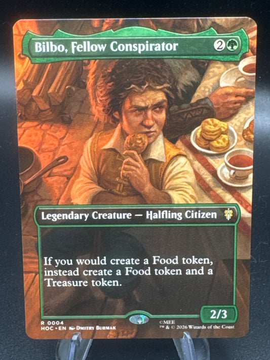 Magic The Gathering: Bilbo, Fellow Conspirator (Borderless) R 0004 - The Hobbit: Eternal-Legal