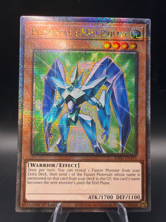Yu-Gi-Oh! Elemental HERO Prisma (Quarter Century Secret Rare) - Quarter Century Bonanza (RA03)