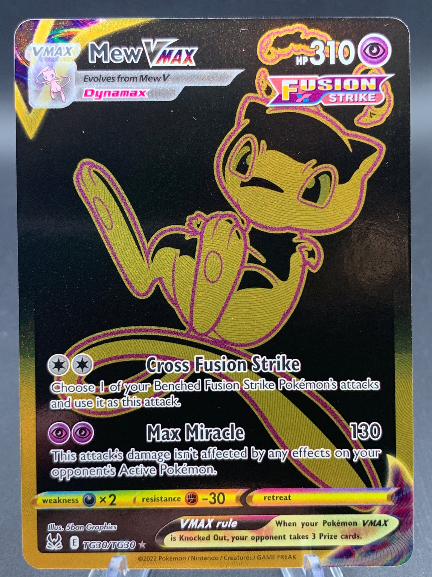 Pokémon TCG: 2022 Mew VMAX - TG30/TG30 - SWSH: Lost Origin Trainer Gallery