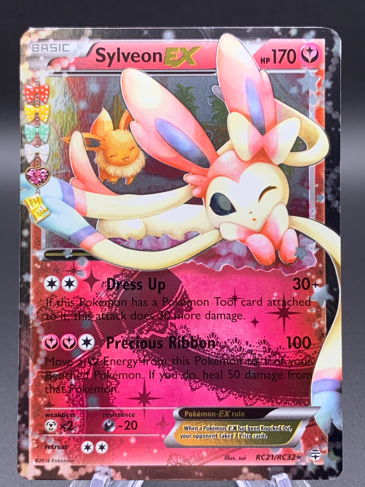 Pokémon TCG: 2016 Sylveon EX - RC21/RC32 - XY: Generations Radiant Collection