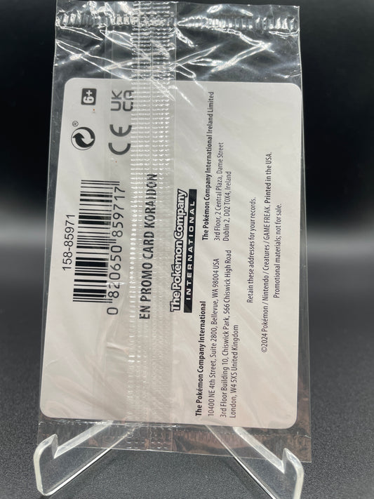 Pokémon TCG: 2024 Koraidon 119/162 Temporal Forces GameStop Promo Sealed