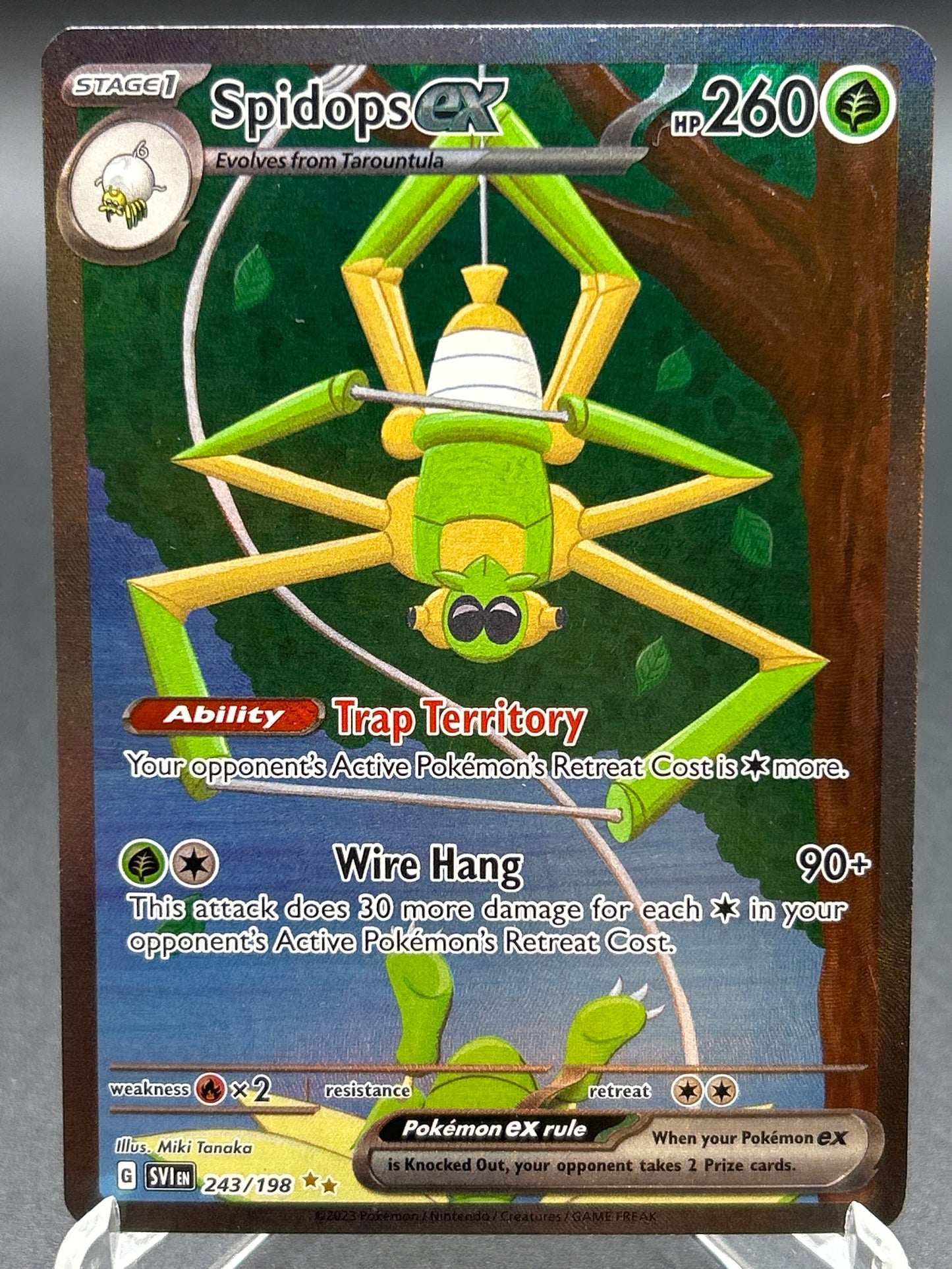 Pokémon TCG: 2023 Spidops ex - 243/198 - SV: Scarlet & Violet Base Set