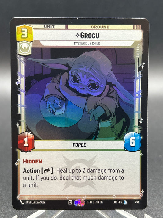 Star Wars TCG: Grogu - Mysterious Child (Foil) - Legends of the Force (LOF)