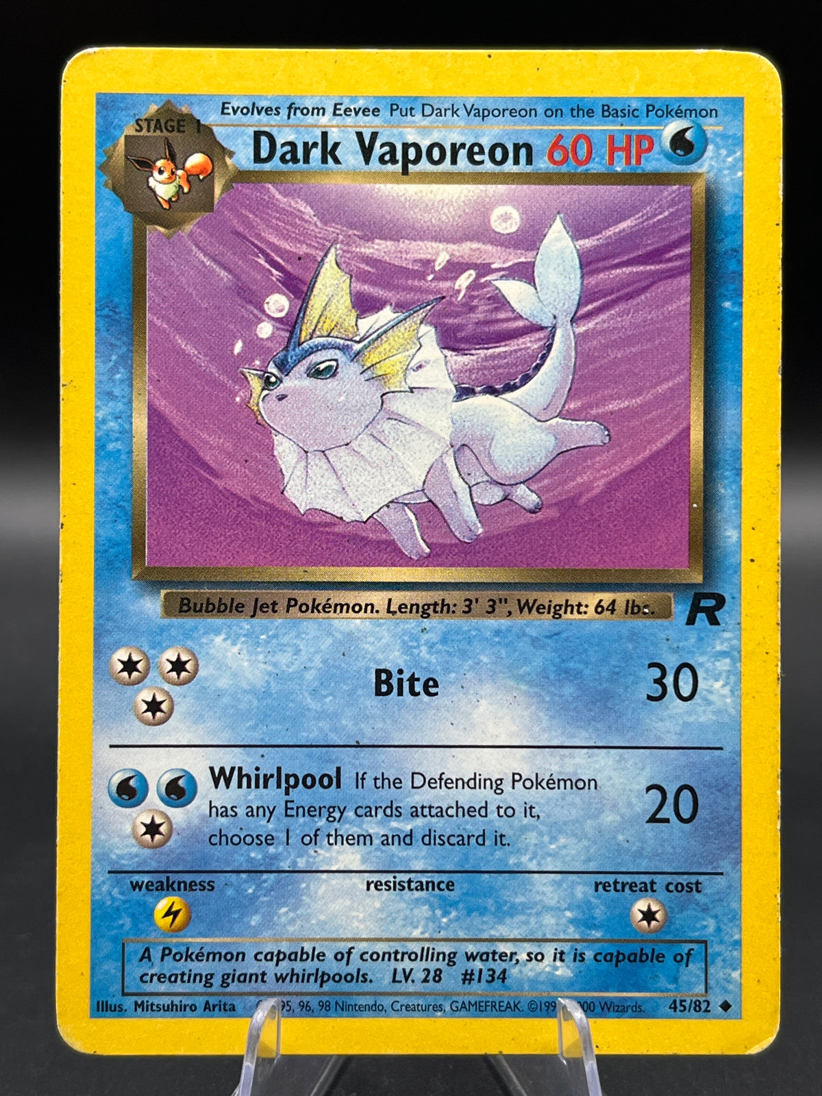 Pokémon TCG: 1999 Dark Vaporeon 45/82 - Team Rocket