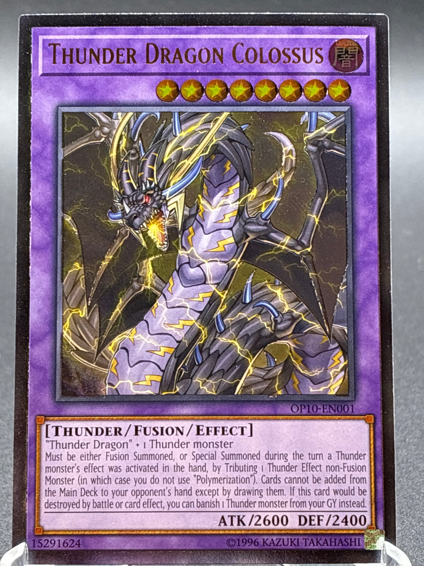 Yu-Gi-Oh! TCG: Thunder Dragon Colossus (UTR) - OP10-EN001 - OTS Tournament Pack 10 (OP10)