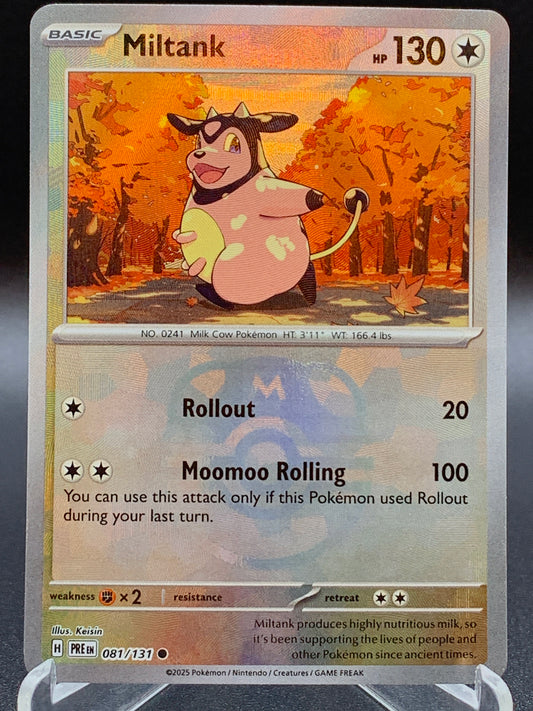 Pokémon TCG: 2025 Miltank Master Ball 081/131 SV: Prismatic Evolutions