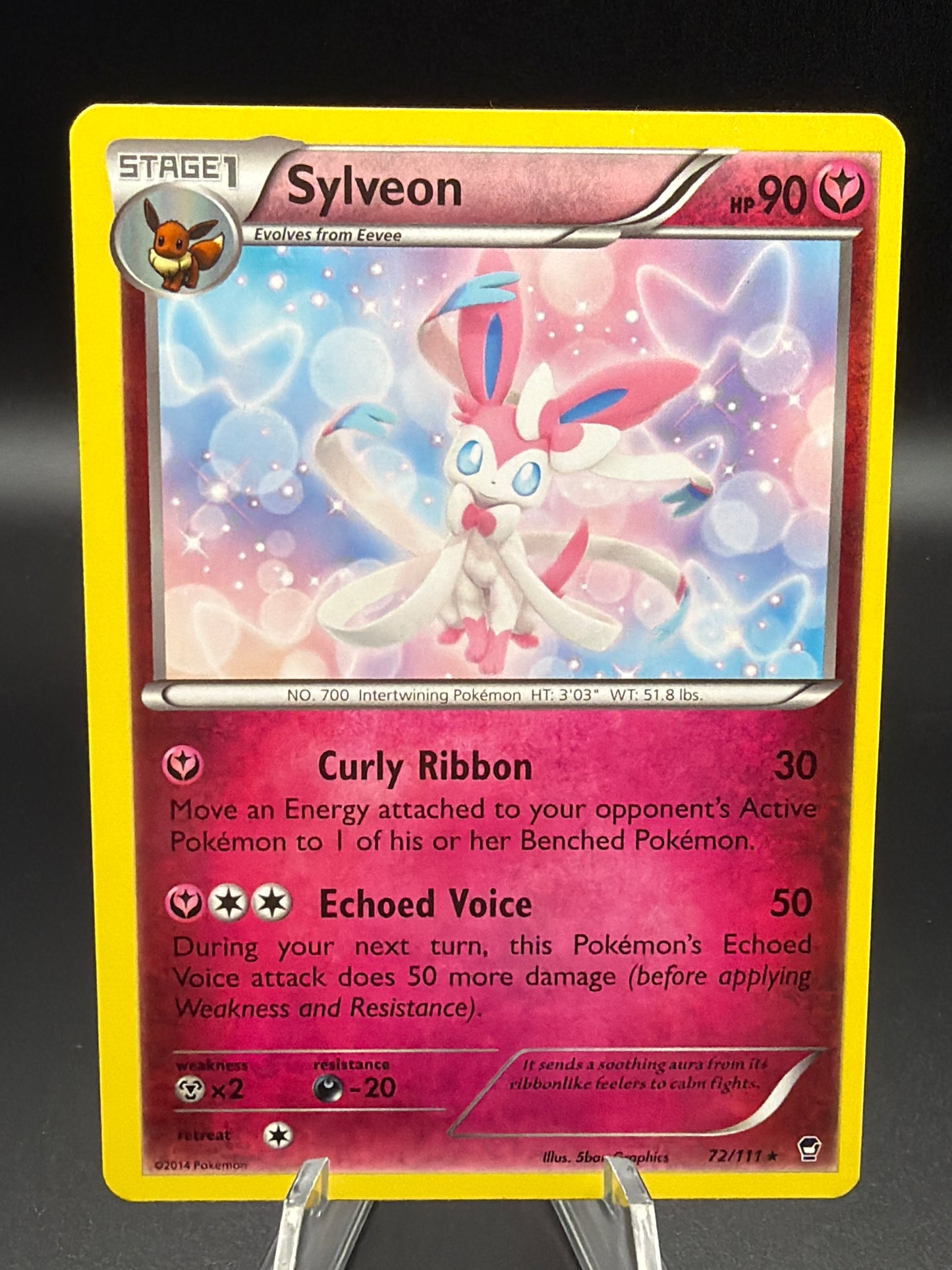 Pokémon TCG: 2014 Sylveon 72/111 XY: Furious Fists