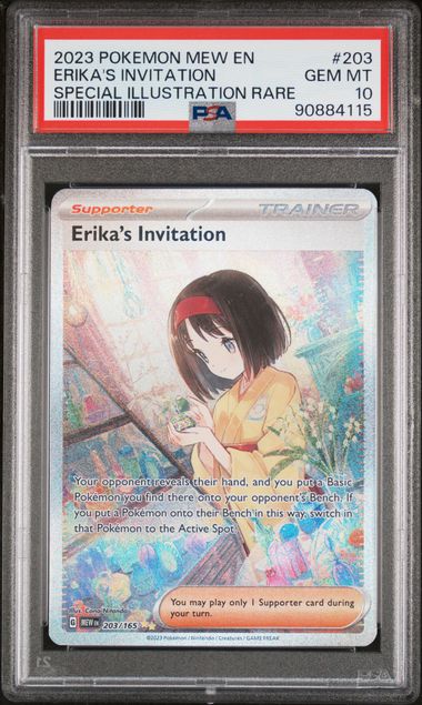PSA 10 Pokemon TCG: 2023 Erikas Invitation 203/165 S&V: 151