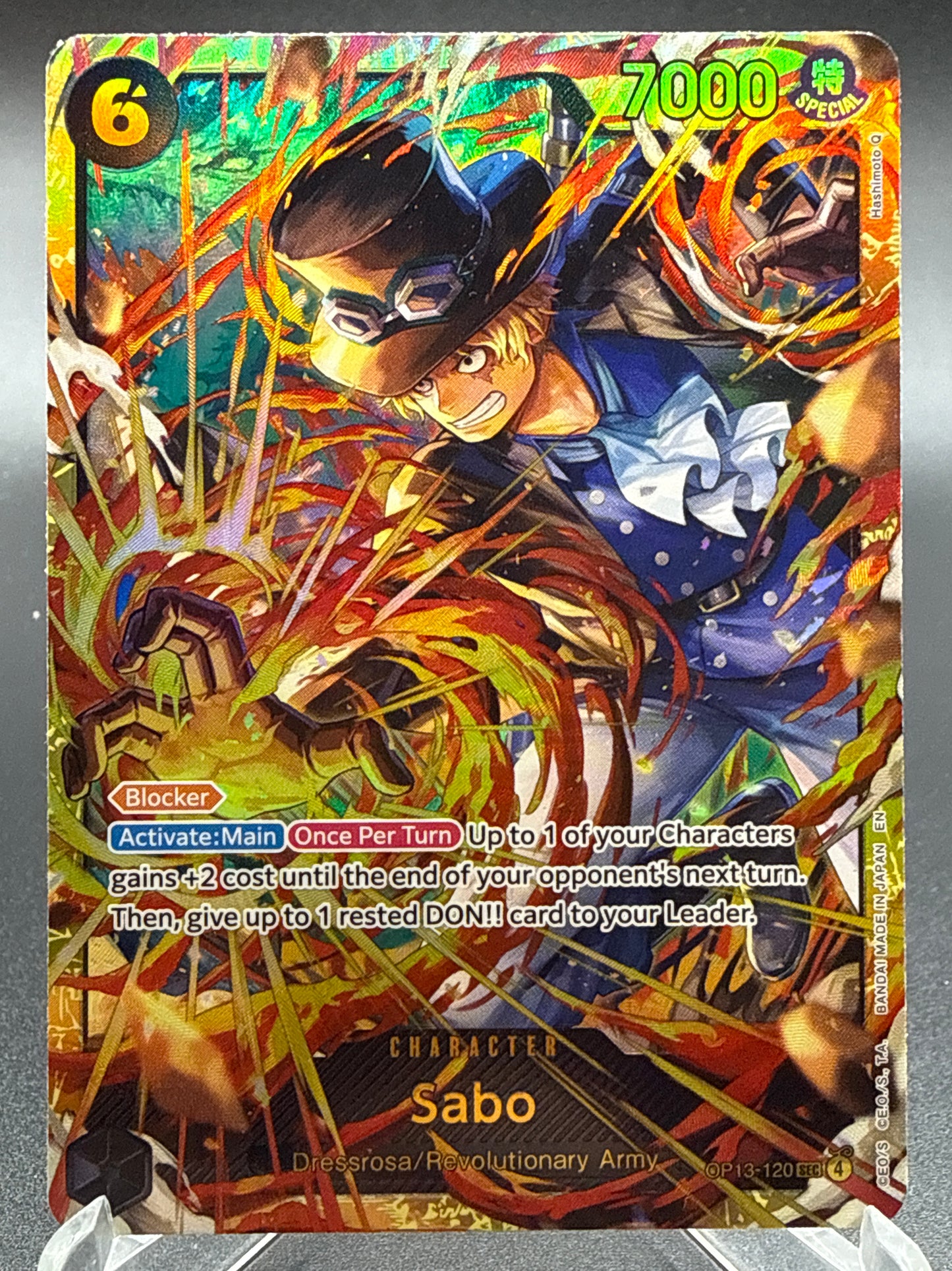 One Piece TCG: Sabo OP13-120 Carrying on His Will