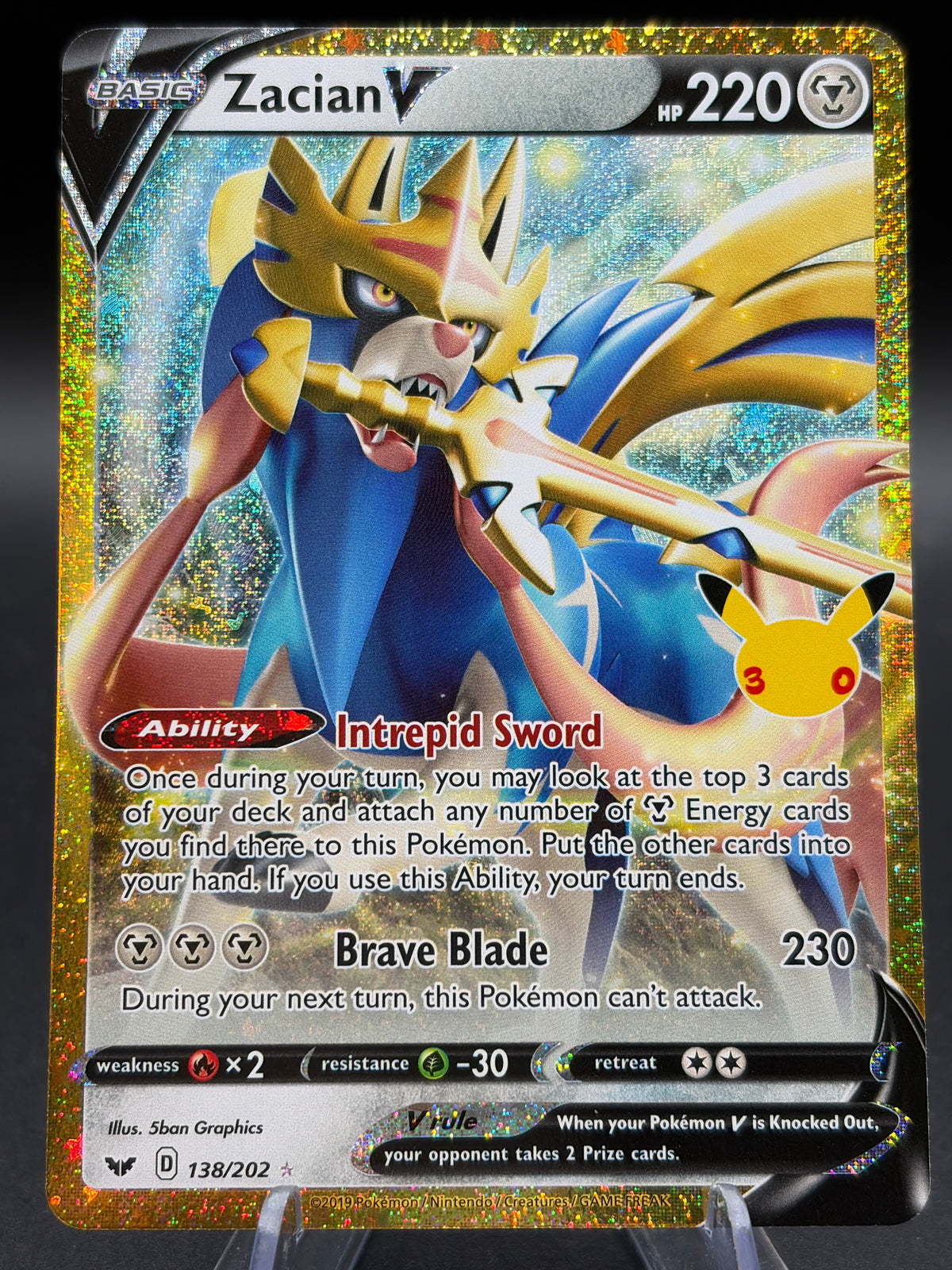 Pokémon TCG: 2026 Zacian V - ME: 30th Celebration Classic Collection (30C)