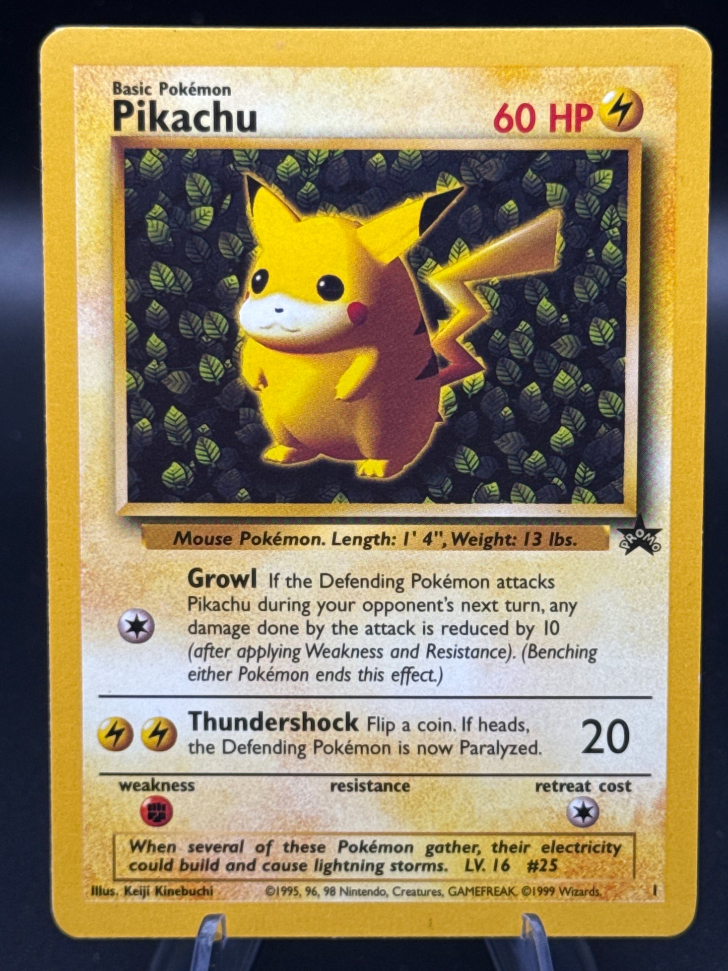 Pokémon TCG: 1999 Pikachu #1 - WoTC Promo
