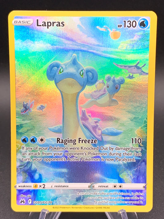 Pokémon TCG: 2023 Lapras - GG05/GG70 - SWSH: Crown Zenith Galarian Gallery