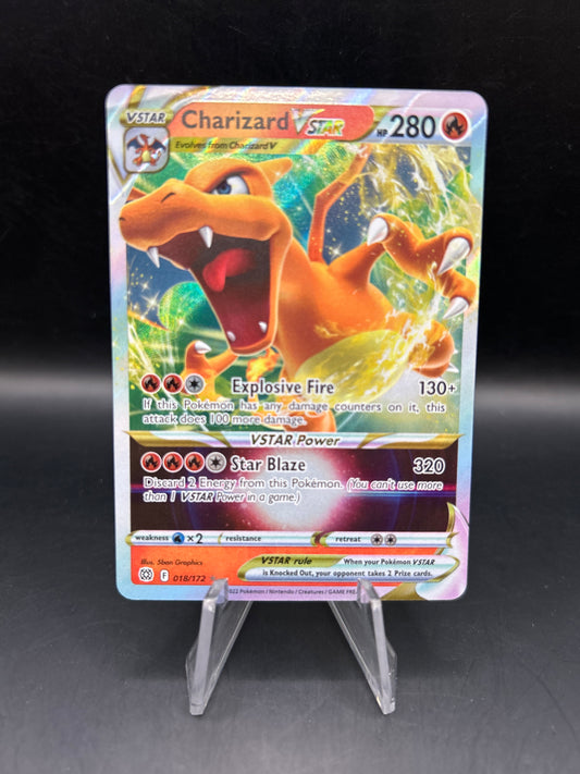 Pokémon TCG: 2022 Charizard VSTAR 018/172 Brilliant Stars