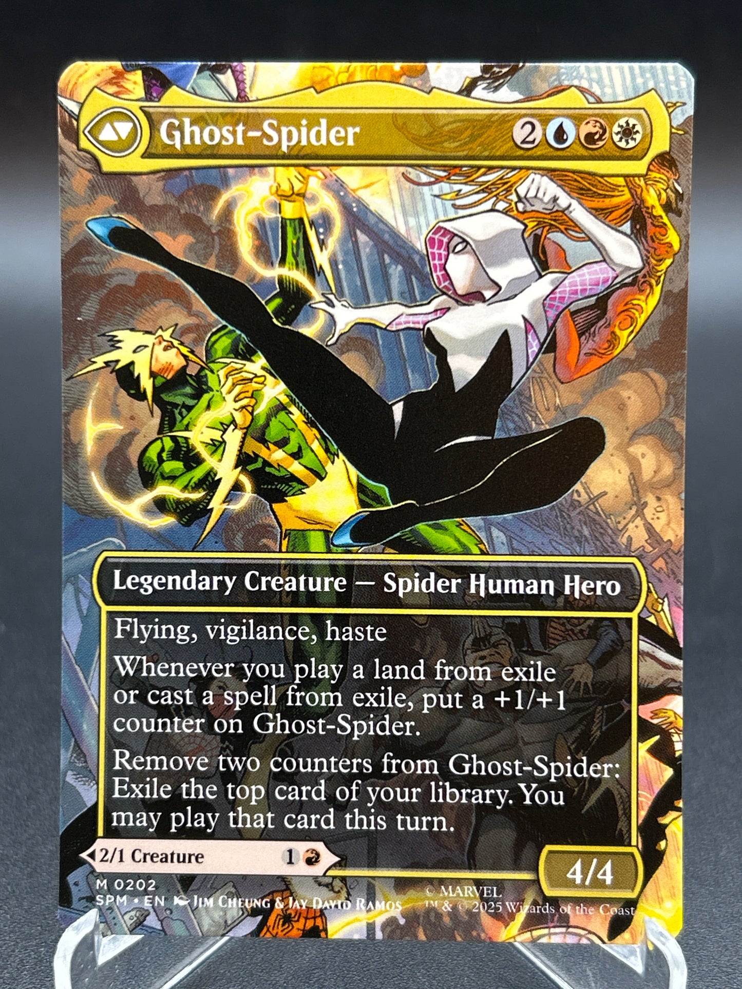 MTG TCG: Gwen Stacy/Ghost-Spider (Borderless) M 0202 SPM: Marvel's Spider-Man