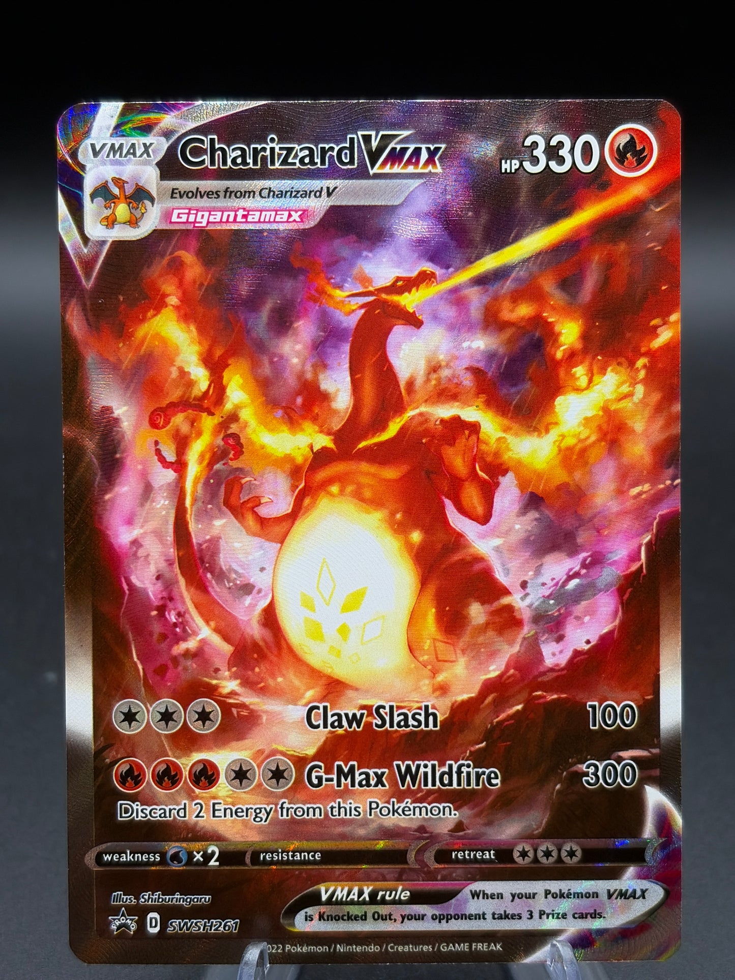 Pokémon TCG: 2022 - Charizard VMAX - SWSH261 - SWSH: Sword & Shield Promos