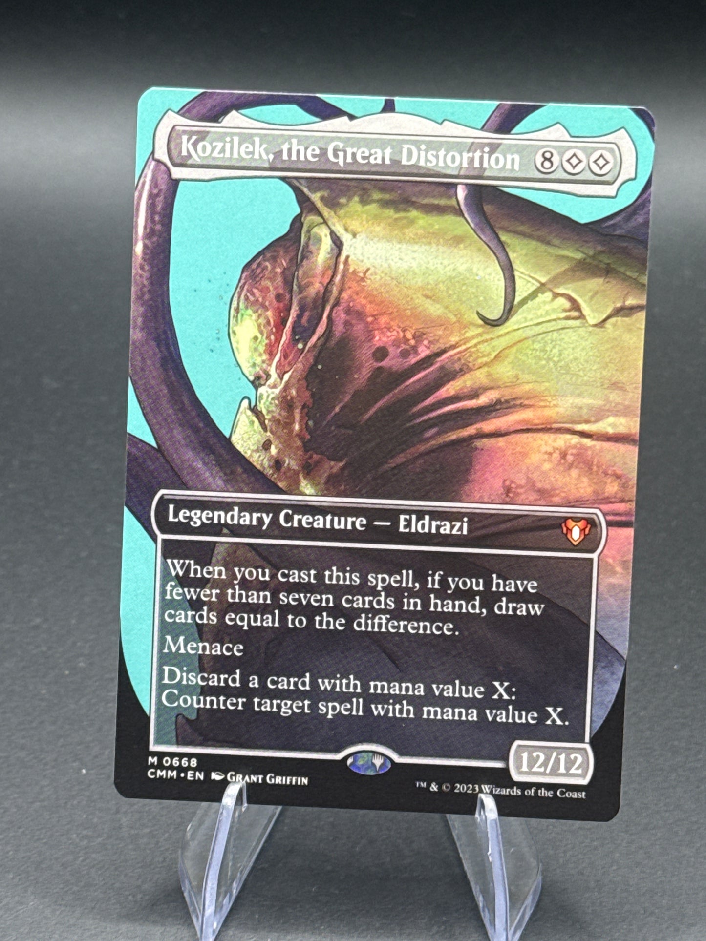 MTG TCG: Kozilek, the Great Distortion (Borderless) - Commander Masters (CMM)
