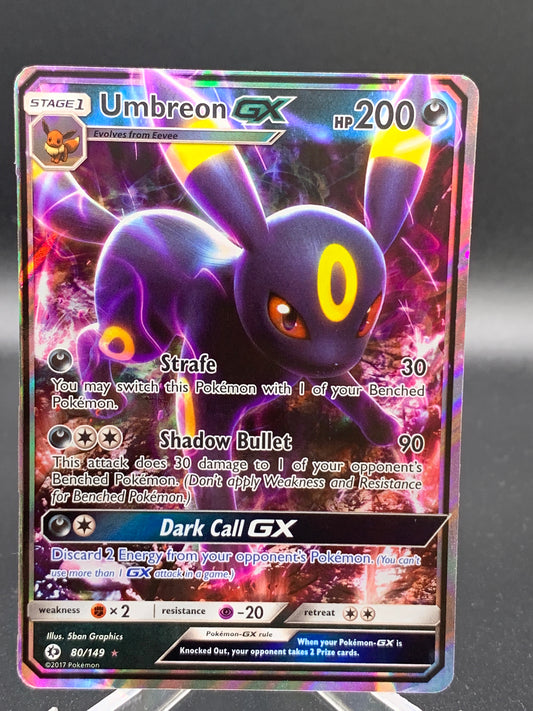 Pokémon TCG: 2017 Umbreon GX 80/149 SM: Base Set