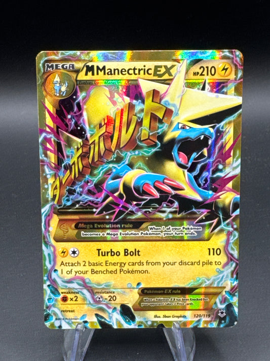 Pokémon TCG: 2014 M Manectric Ex 120/119 XY: Phantom Forces - HP