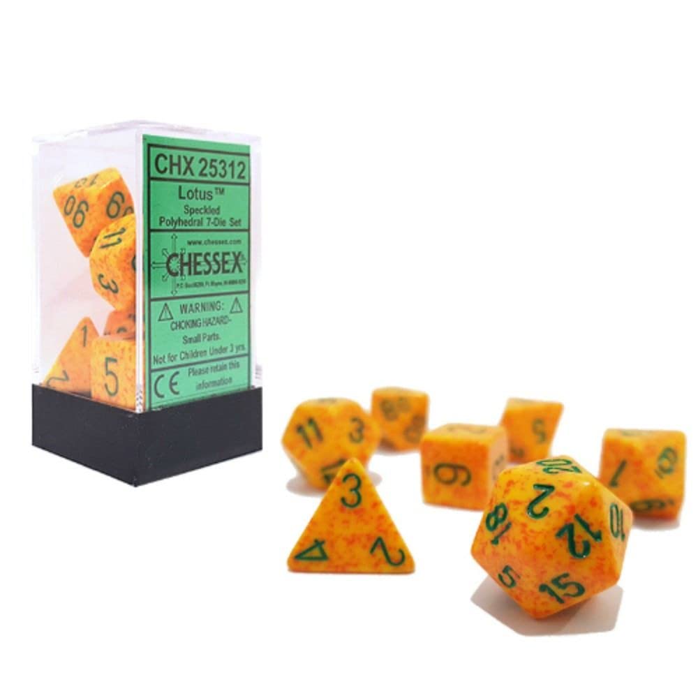 Chessex: Dice Speckled Lotus 7 Dice Set